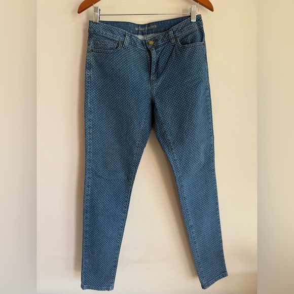 Michael Kors Blue Polka Dot Denim - Picture 1 of 6